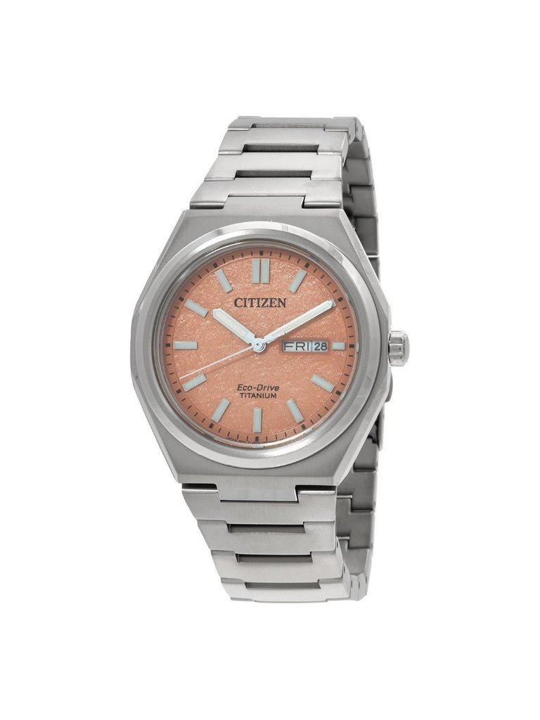 Nwt Citizen Zenshin Three-Hand Orange Dial Men's Watch